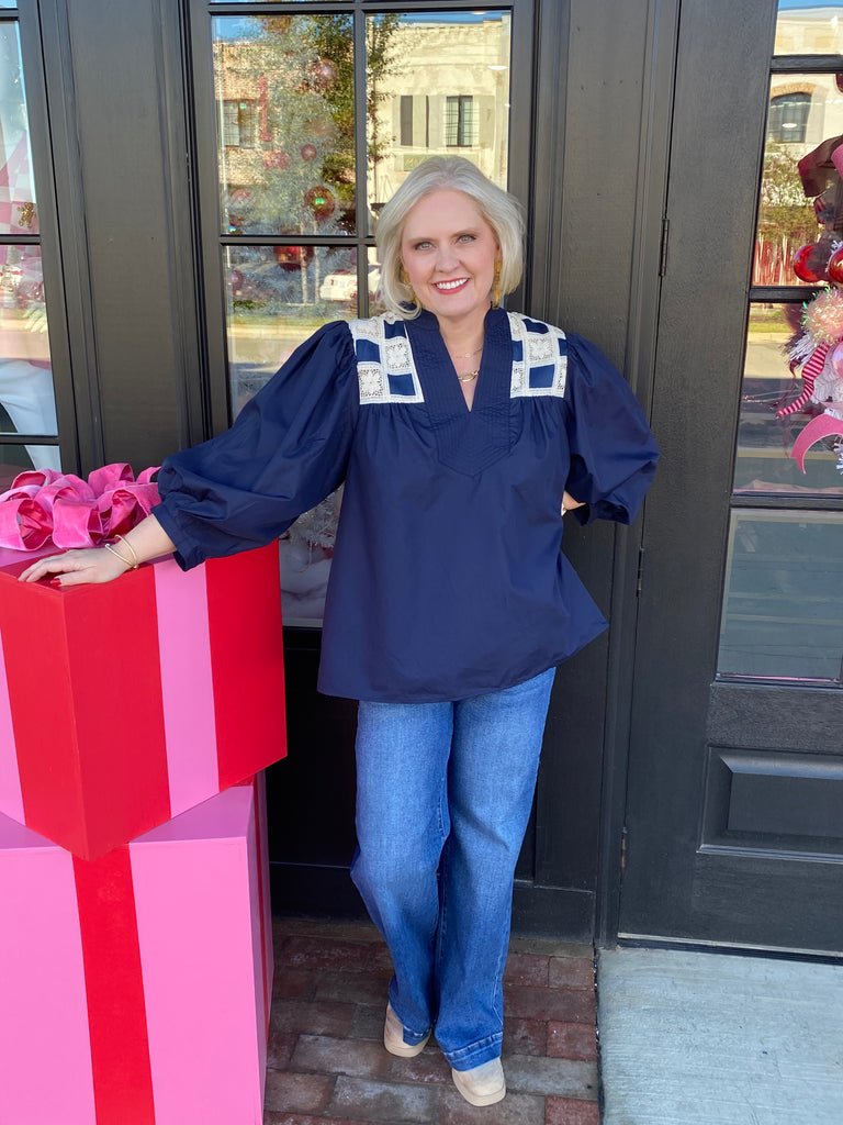 Navy Days Blouse