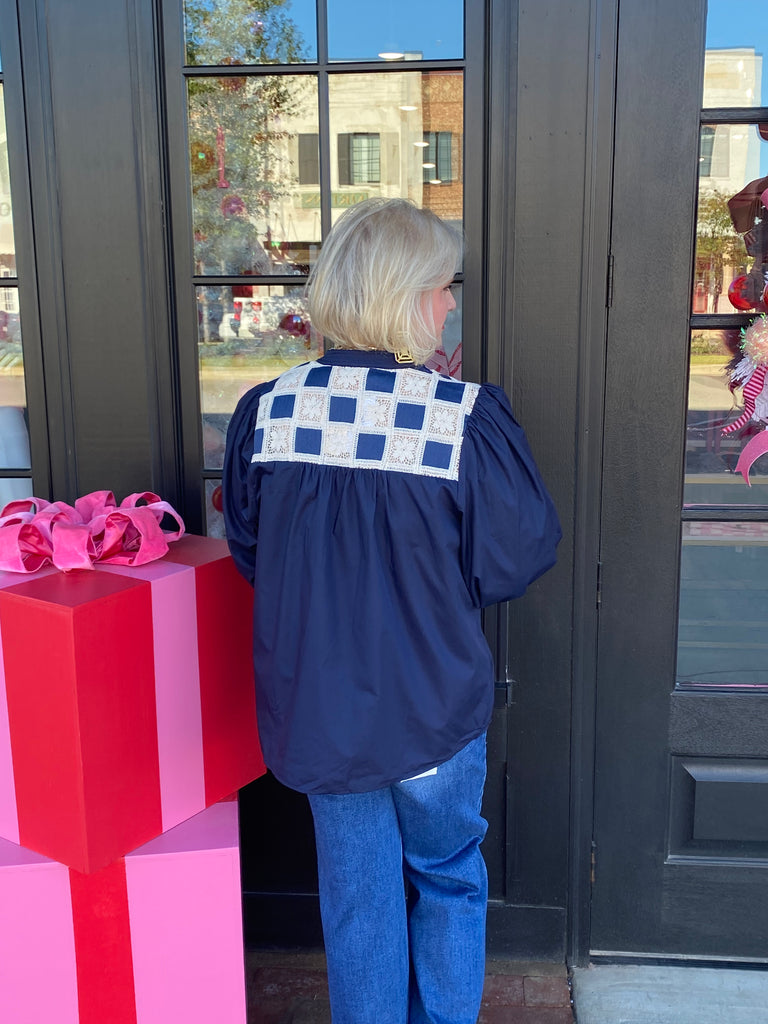 Navy Days Blouse