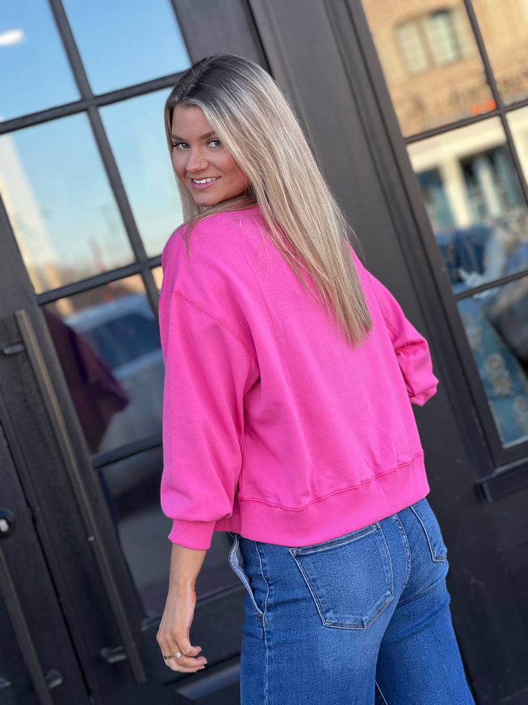 Mary Square Candy Hearts Sweatshirt