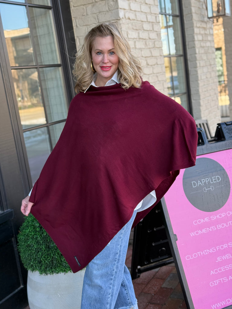 Knitted Poncho Top