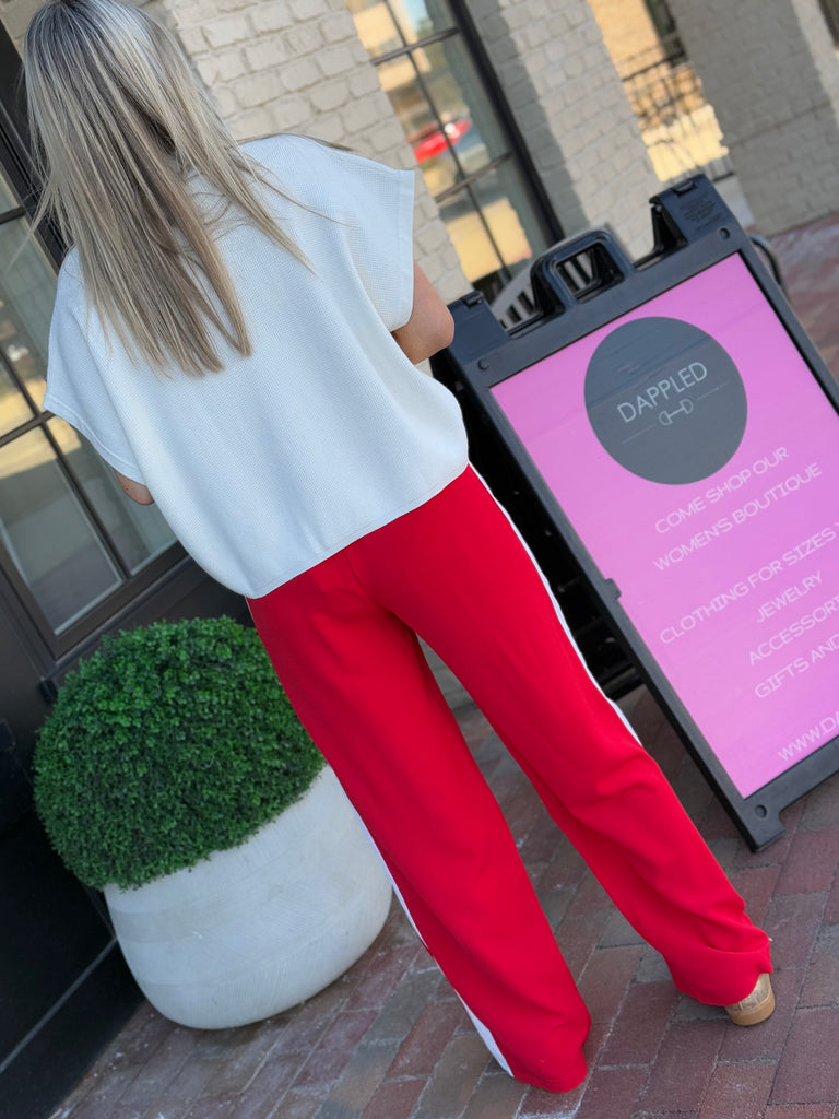 Ready in Red Pant