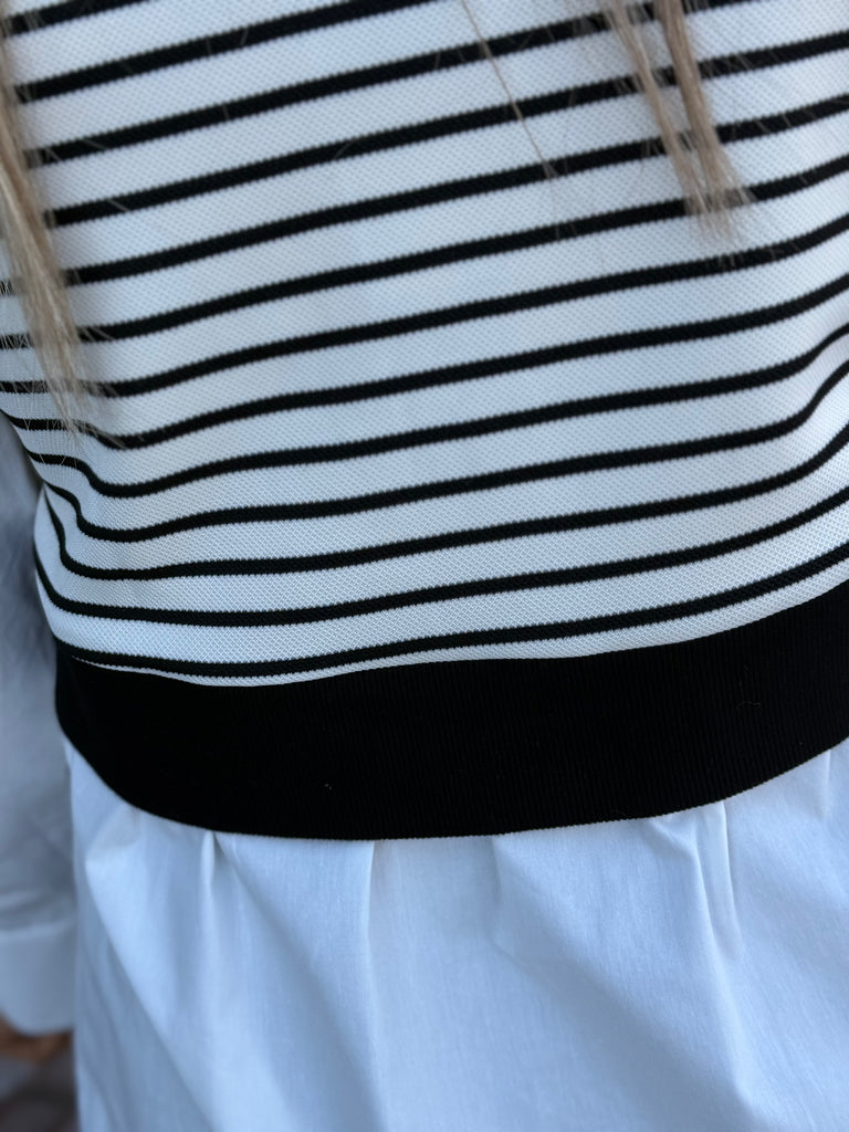 Layered in Stripes Blouse