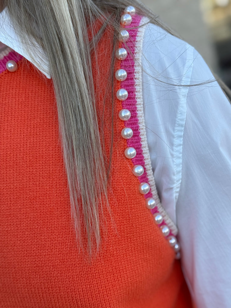 Lined in Pearls Tank