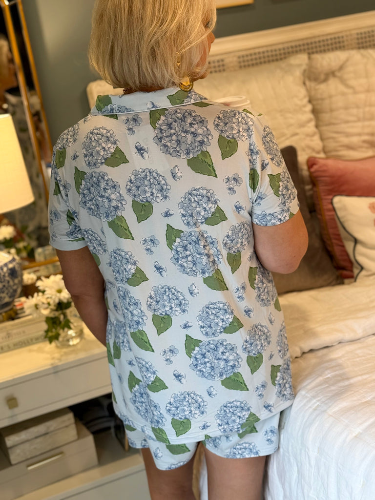 Hydrangea Pajama Set