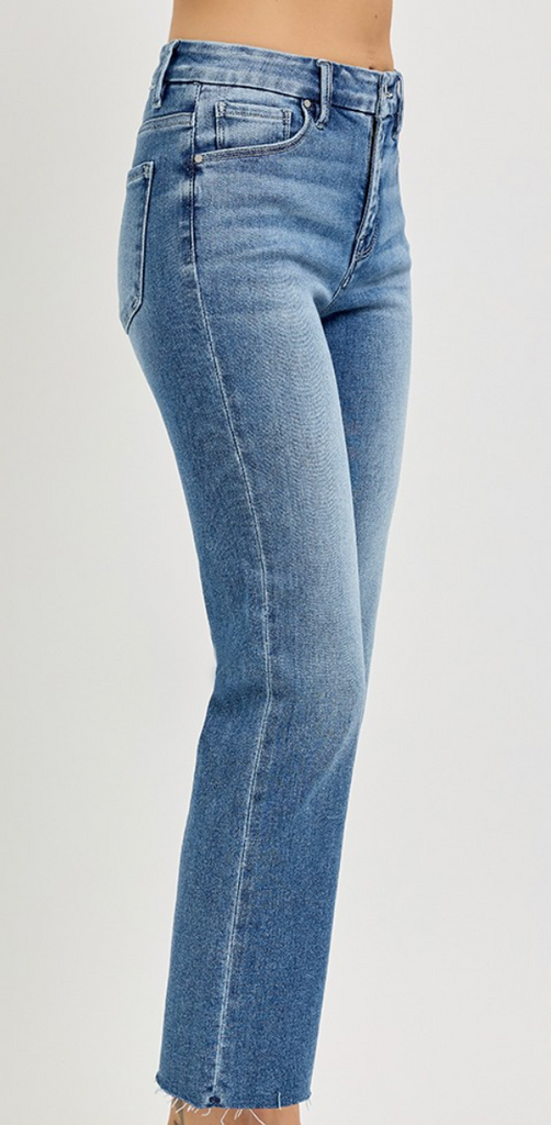 Risen Cropped Straight Leg Jean w/ Tummy Control