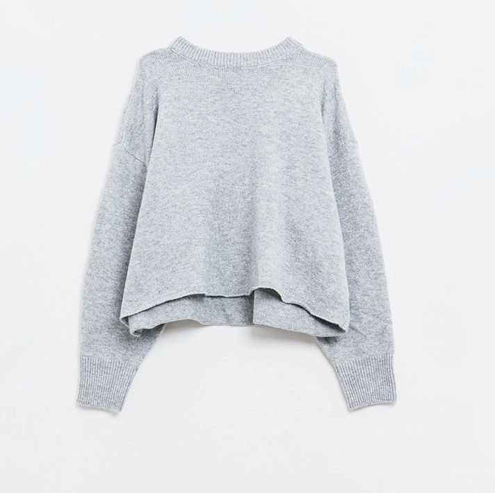 Soft Knit Grey Sweater