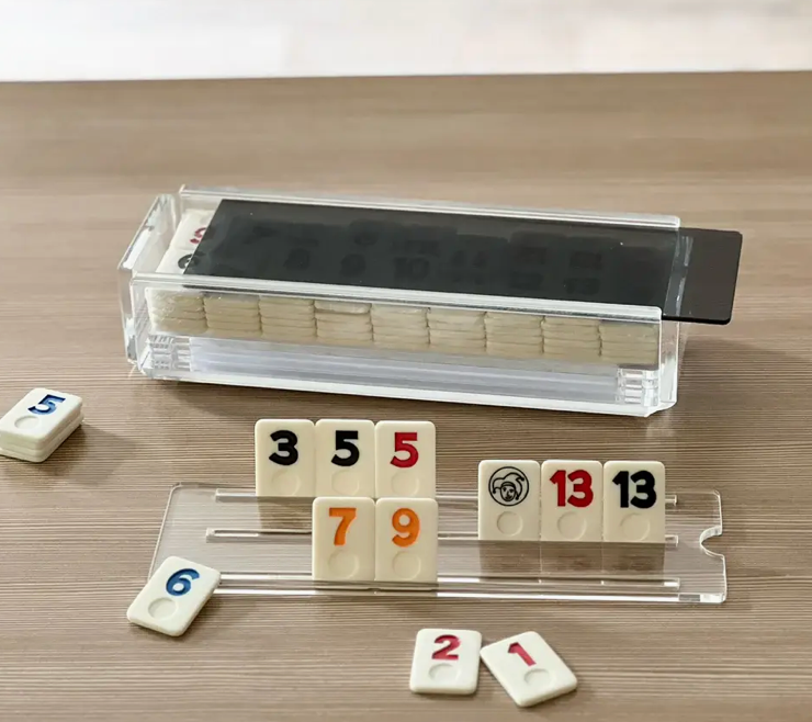 Rummy Cube Modern Acrylic Set