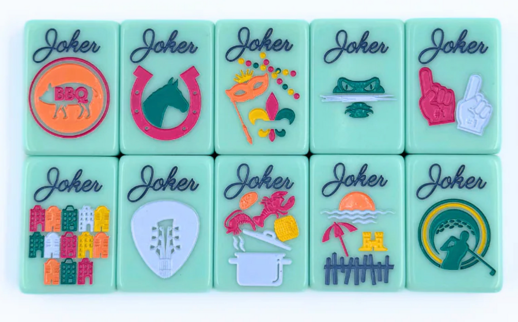 Mahjong with Southern Charm-The Southeast Series Tile Set