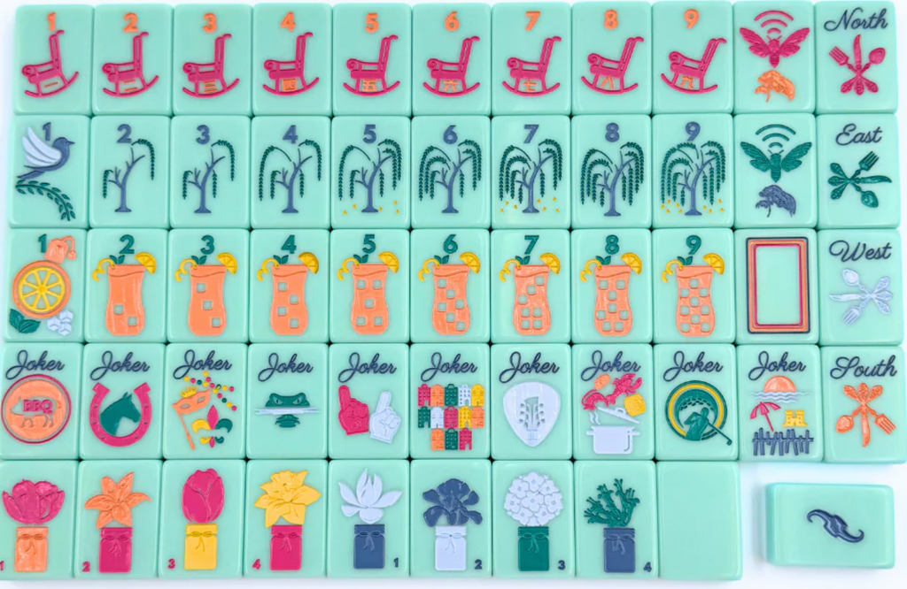 Mahjong with Southern Charm-The Southeast Series Tile Set