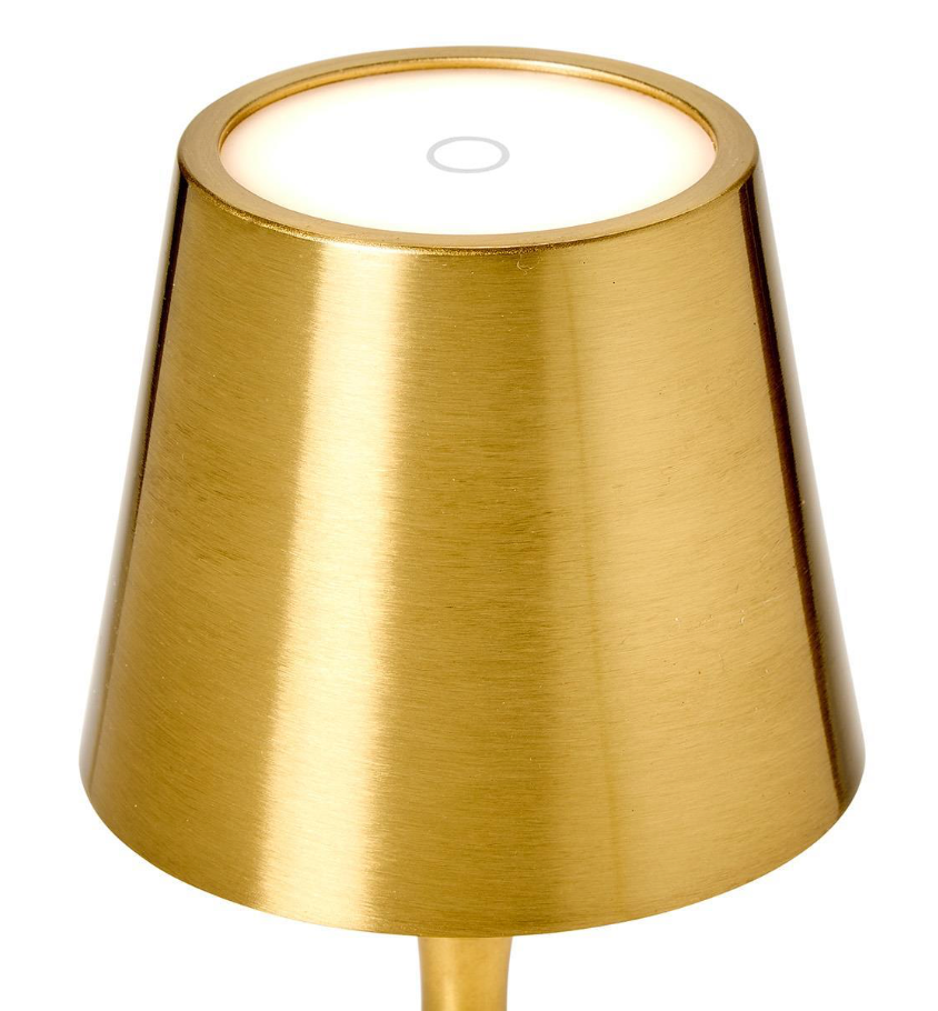Gold Bamboo LED Cordless Table Lamp